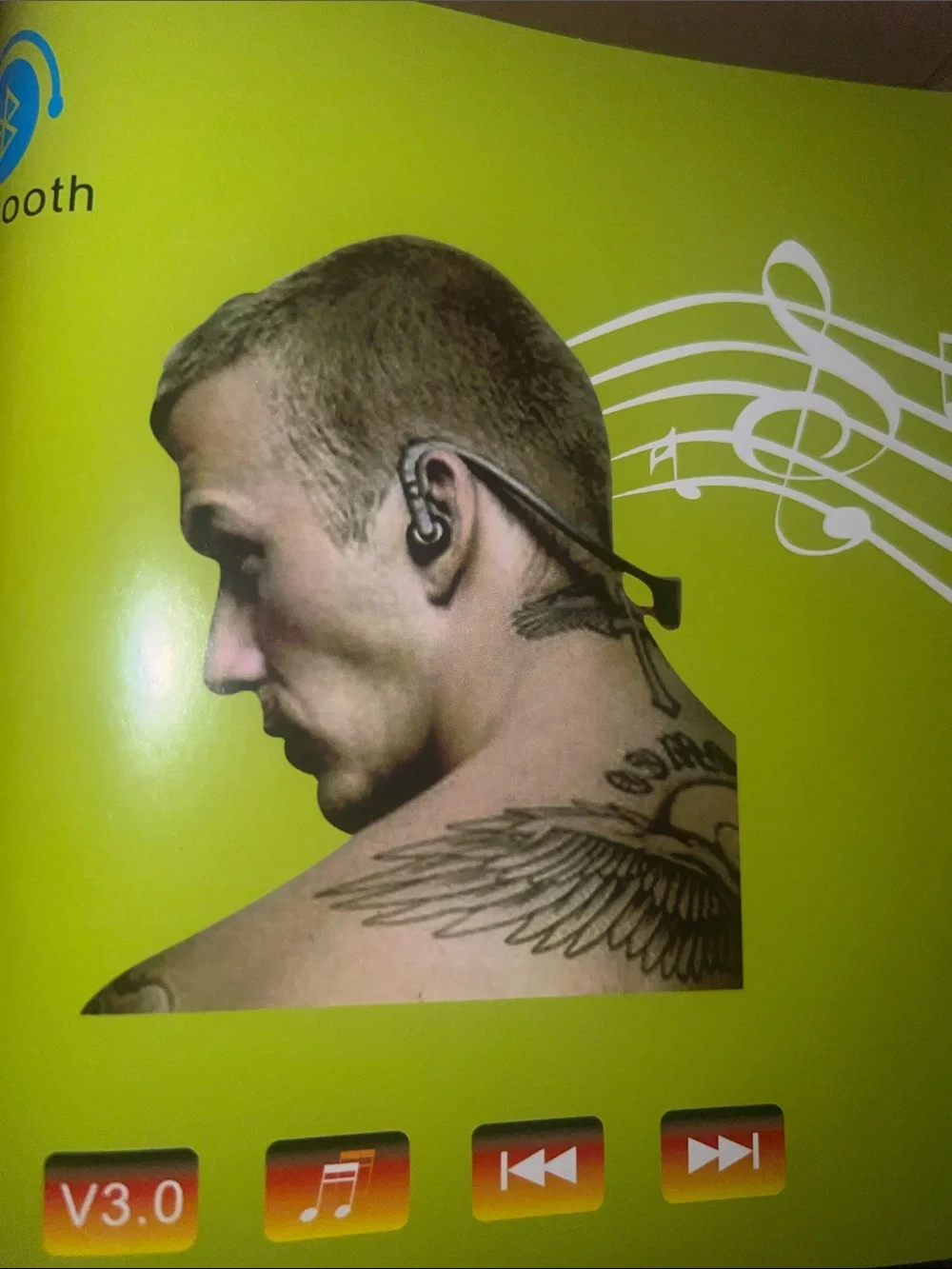 Bluetooth Sports Neckband Headphones - Black